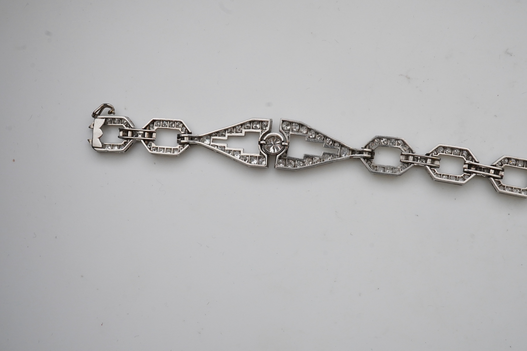 An Art Deco diamond bracelet, France, circa 1930